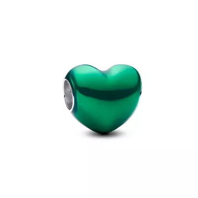 Imagen 1 del producto Charm Corazón Metálico Verde