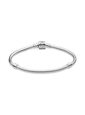 Brazalete en Plata Momentos Cadena de Serpiente Cierre de Barril