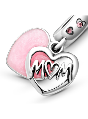 Imagen 1 del producto Charm Colgante Corazón con la Inscripción Mamá