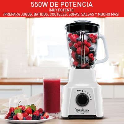Imagen 2 del producto Licuadora Power mix 5V Blanco + Pulse 550W Moulinex