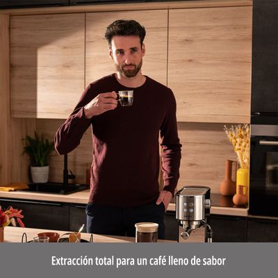 Imagen 2 del producto Cafetera Espresso Virtuoso Steam&Pump Krups XP444C10/BA0