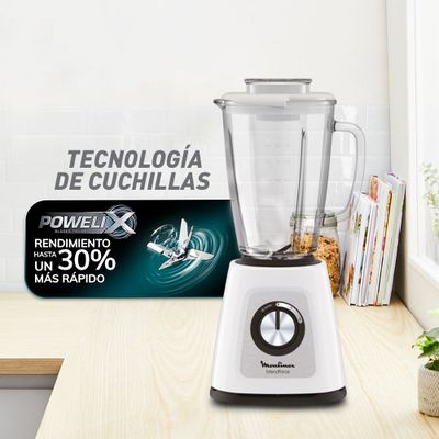 Imagen 2 del producto Licuadora Blendforce Blanco 2V + Pulse 800W Moulinex