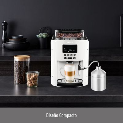Imagen 2 del producto Cafetera Espresso Full Auto Display Blanca + Lechero