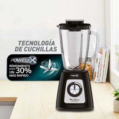 Imagen 2 del producto Licuadora Blendforce Negra 2V + Pulse 800W Moulinex