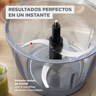 Imagen 2 del producto Picadora bowl de vidrio XXL 2L 500W Moulinex