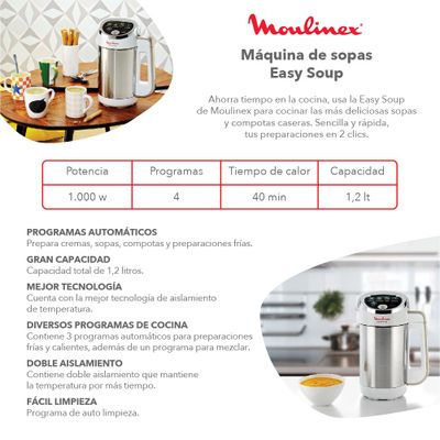 Imagen 2 del producto Máquina de Sopa Easy Soup LM841110