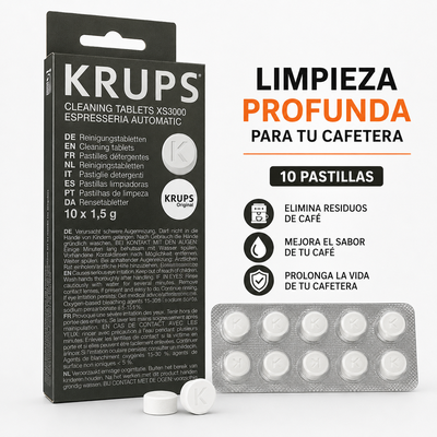 Tabletas De Limpieza Cafeteras Krups Cafeteras Espresso