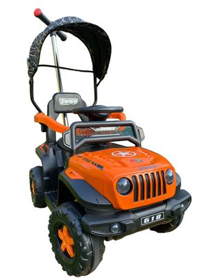 Jeep Empuje a Batería 2 motores Control Remoto Y Bluetooth