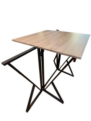 Imagen 2 del producto Mesa Bar-Comedor (Plegable) y Arrimo con Taburetes