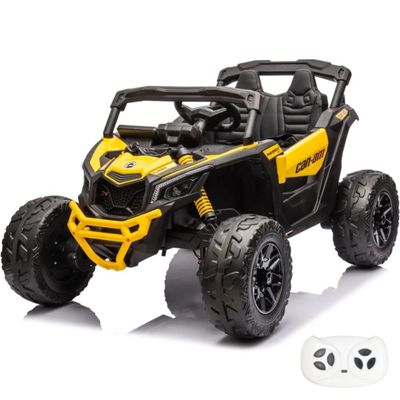 Imagen 2 del producto Auto a Batería Licencia Oficial Can-Am Maverick 4x4 Real, Ruedas de Goma y Asiento Tipo Cuero
