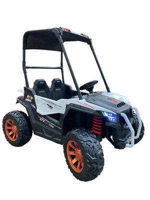 Imagen 2 del producto Auto a Batería XXL 2 Asientos Tracción en 4 Ruedas de goma - Blanco