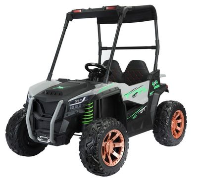 Imagen 2 del producto Auto a Batería XXL 2 Asientos Tracción en 4 Ruedas de goma - Gris