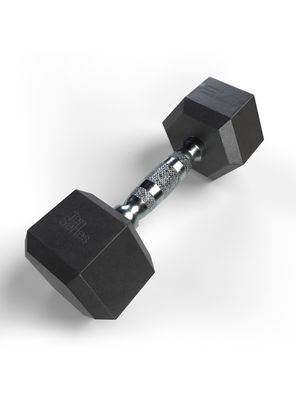 Mancuerna 17.5 Kg Hexagonal Recubierta en Caucho
