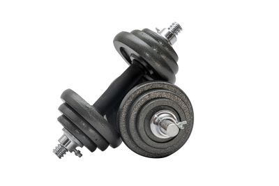 Imagen 2 del producto SET MANCUERNA HIERRO  20 Kg AJUSTABLE