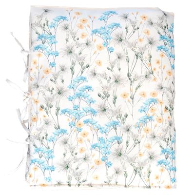 Imagen 1 del producto PIECERA MARISA NO ME OLVIDES SOBRE BLANCO 220 X 70