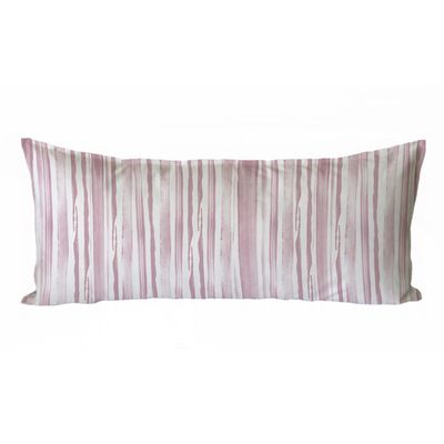 COJÍN ALGODÓN TRAMA LINEAL PALO DE ROSA XL