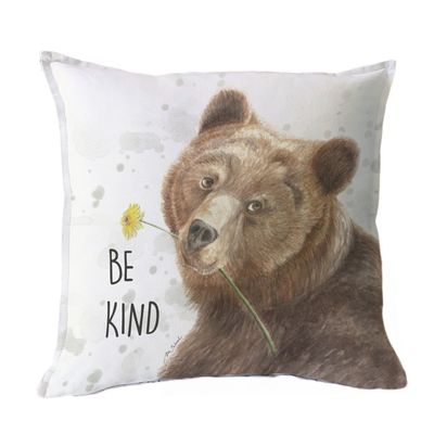 Imagen 1 del producto FUNDA COJÍN ALGODÓN OSO AMABLE 45X45