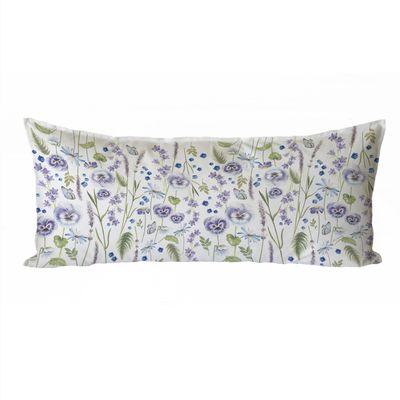 COJÍN ALGODÓN PRIMAVERA VIOLETA XL