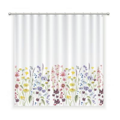 CORTINA DE BAÑO ALGODÓN PRIMAVERA MULTICOLOR