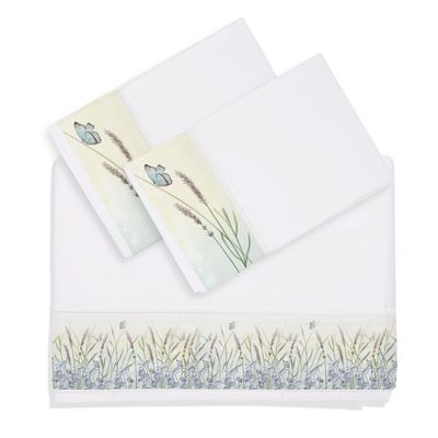 Juego de Sábanas King Jardín de Lavandas