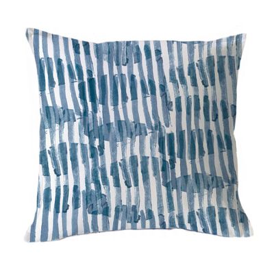 FUNDA COJÍN ALGODÓN MAR ABSTRACTO 45X45