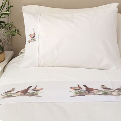 Imagen 2 del producto Juego de Sábanas Pájaros Chilenos Super King