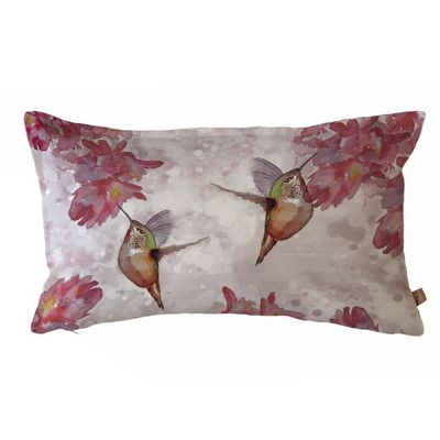 Imagen 1 del producto FUNDA COJÍN ALGODÓN PICAFLORES FLOR FUCSIA 50X30