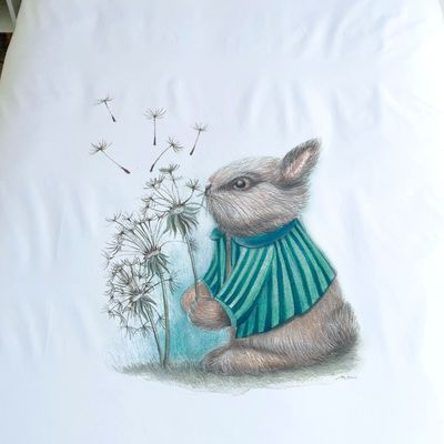 Imagen 2 del producto CUBREPLUMÓN TRANSICIÓN CONEJO PIDE UN DESEO