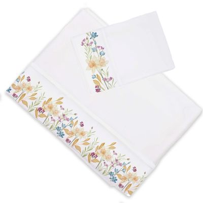 Juego de Sábanas 1,5 Plazas Jardín Narcisos