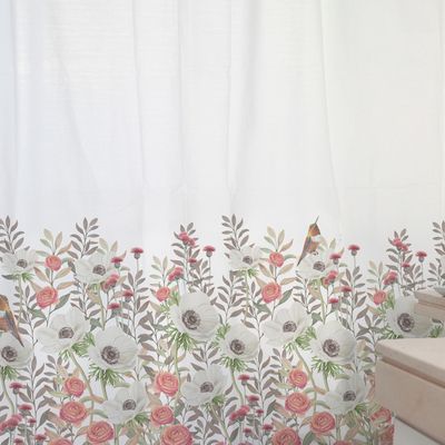 Imagen 2 del producto CORTINA BAÑO ALGODÓN ANÉMONE BLANCA