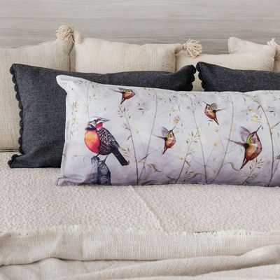 Imagen 2 del producto FUNDA COJÍN MARISA LLOICA PICAFLORES XL