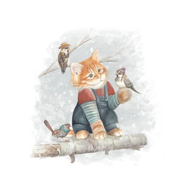 Imagen 2 del producto CUBREPLUMÓN TRANSICIÓN GATO Y SUS AMIGOS