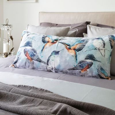 Imagen 2 del producto FUNDA COJÍN ALGODÓN  MARTÍN TURQUESA XL