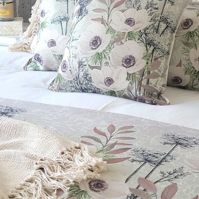 Imagen 2 del producto PIECERA MARISA DALILA TURQUESA 220 X 70