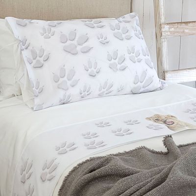 Imagen 2 del producto PACK 2 FUNDAS ALMOHADA PATITAS LEÓN 50X70