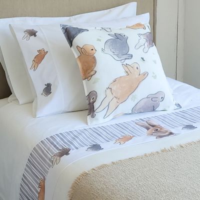 Imagen 1 del producto Juego de Sábana 1 Plaza Pedro Rabbit