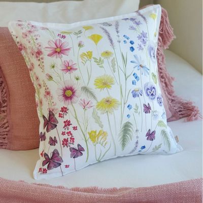 Imagen 2 del producto FUNDA COJÍN ALGODÓN PRIMAVERA MULTICOLOR 45X45