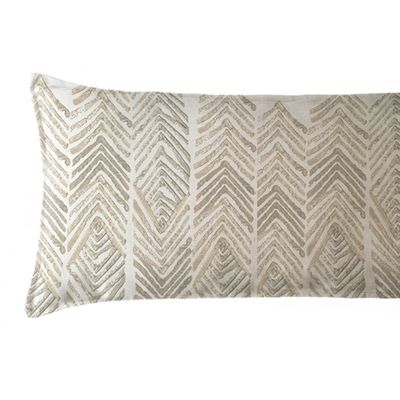 Imagen 2 del producto FUNDA COJÍN MARISA ABSTRACTO ESPIGAS ARENA XL