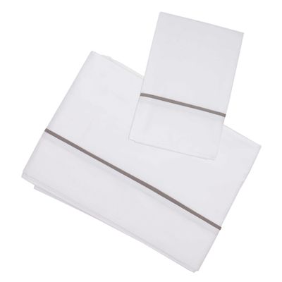 Juego Sábanas Vivo Taupé 1,5 Plazas