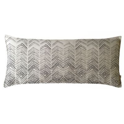 COJÍN MARISA ABSTRACTO ESPIGAS GRIS XL