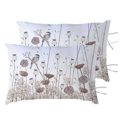 PACK 2 FUNDAS ALMOHADA CICLO AMAPOLAS 50X70