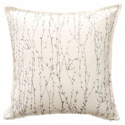 FUNDA COJÍN MARISA BROTES Y MARIPOSAS 45X45