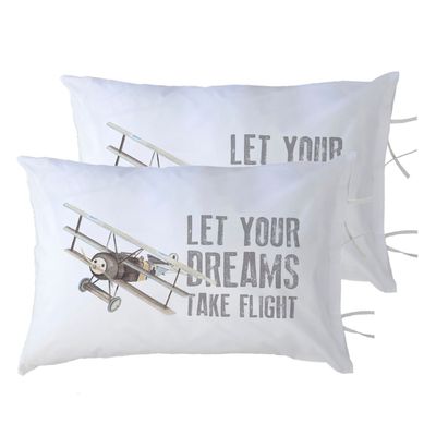PACK 2 FUNDAS ALMOHADA TAKE FLIGHT 50X70