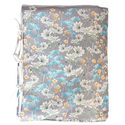 PIECERA MARISA NO ME OLVIDES SOBRE GRIS 140 X 70