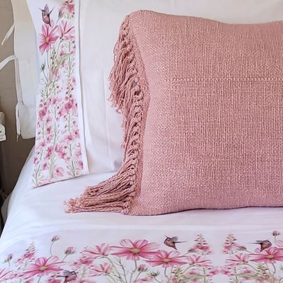 Imagen 2 del producto Juego de Sábanas Super King Jardín Primaveral Rosa