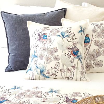 Imagen 2 del producto FUNDA COJÍN MARISA BULERÍA FLORAL 45X45