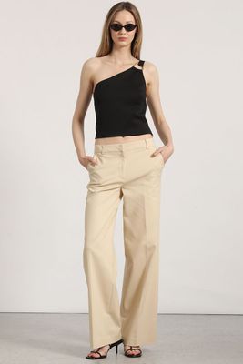 Imagen 2 del producto Top asimétrico herraje mujer Liola negro