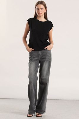 Imagen 2 del producto Polera tachas lurex mujer Liola negro