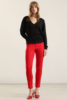 Imagen 2 del producto Jersey punto hilo metalizado, negro Liola