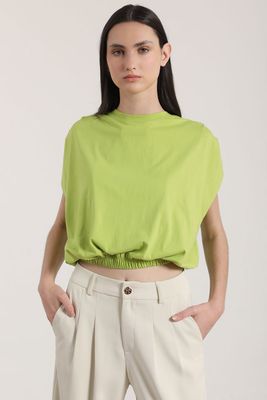Polera englobada liola mujer verde